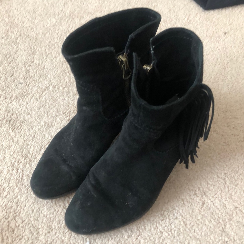 Sam Edelman Louie Fringe Ankle Boots